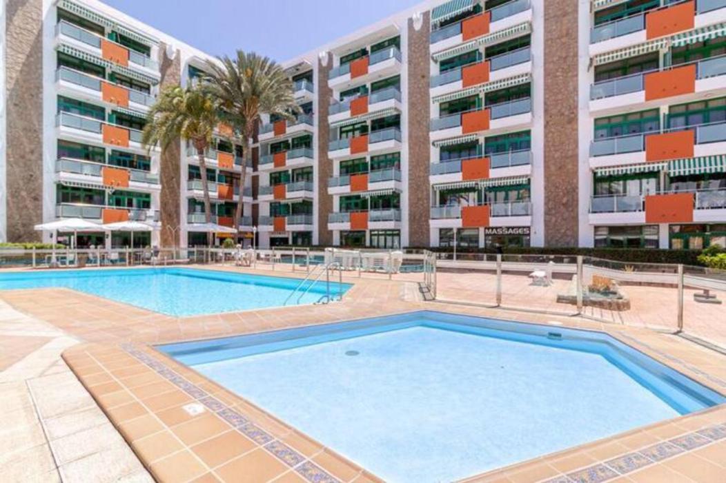 Fm Beach Home - Renovated Apartment With Swimming Pool Near Maspalomas Dunes & Beach Playa del Ingles  Bagian luar foto